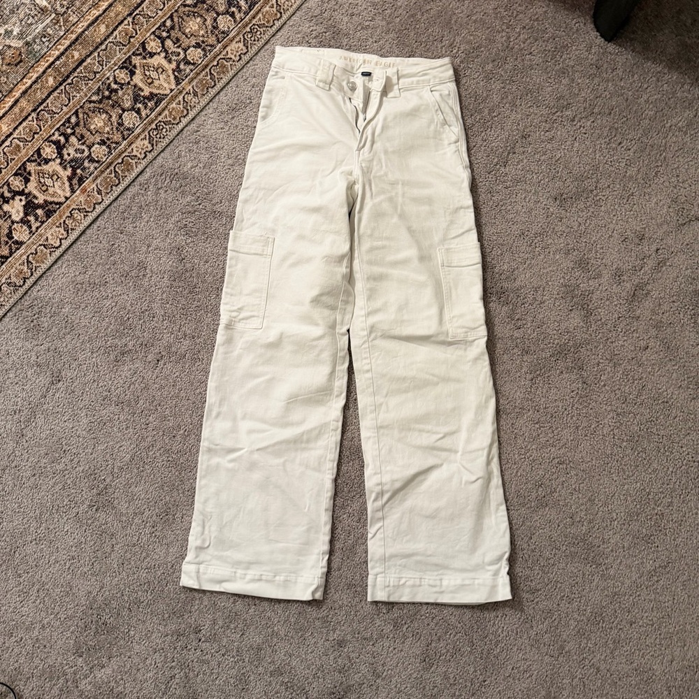 American Eagle Outfitters White Stretch jeans